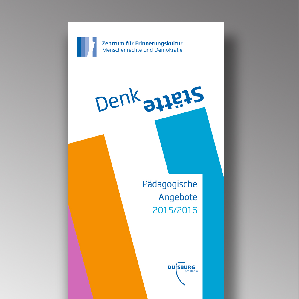 Titelseite Faltblatt der DenkStätte